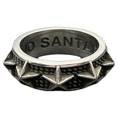 s925纯银克罗伈复古铆钉星星戒指男女五角星cody sanderson指环潮