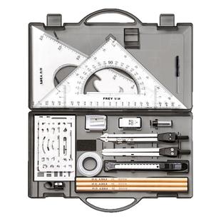 机械制图工具套装工程绘图大学圆规工科画图作图工具大学生建筑土木造价尺子分规专业cad实用仪器做图绘图包