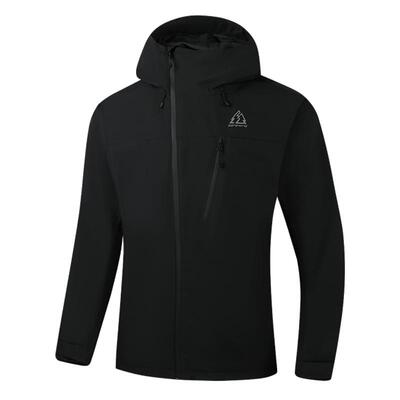 361愈山甲冲锋衣男2025秋季新款连帽冲锋衣户外徒步硬壳登山服男