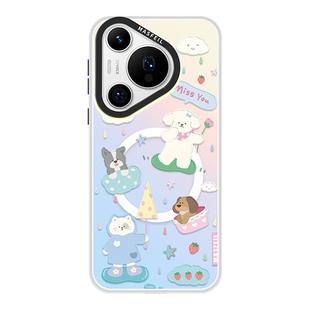 MASFEIL × 林间时雨适用华为Pura80Pro手机壳p70新款磁吸带支架p40pro+保护套的可爱60超薄全包高级感Ultra