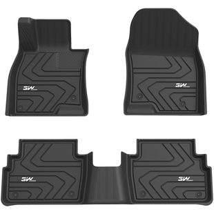 3W汽车脚垫适用于奔驰e300L e260c260a200B级CLS CLA220全TPE脚垫
