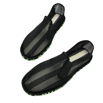 夏季网面镂空社会人刺绣手工布鞋