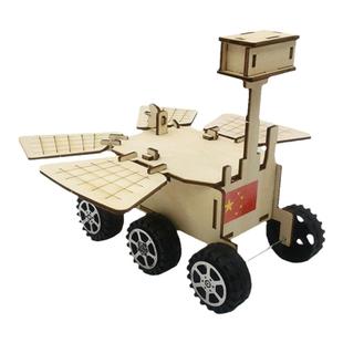 祝融号火星车小制作diy航空航天探测器儿童益智拼装玩具材料包