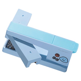 【nusign纽赛】得力乔古漫联名可旋转中缝订书机360度学生用大号初中生专用办公用神器高中生高颜值骑马钉