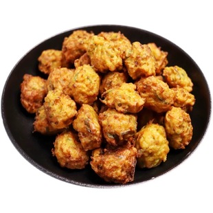 山东油炸丸子新鲜蔬菜萝卜丸子猪肉丸子火锅丸子家用商用纯素即食