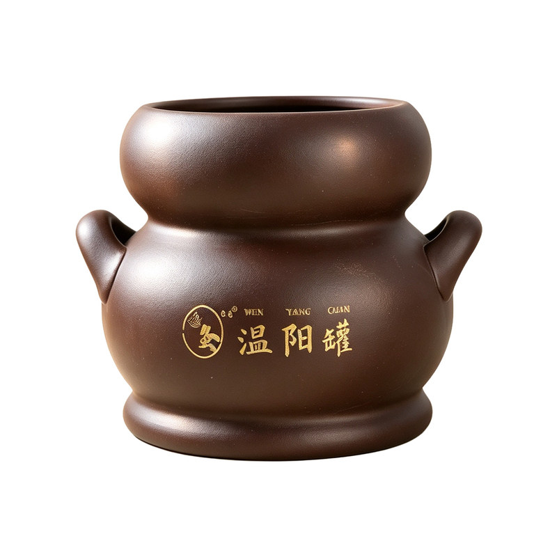 紫砂温阳罐大罐脐灸罐中医扶阳罐