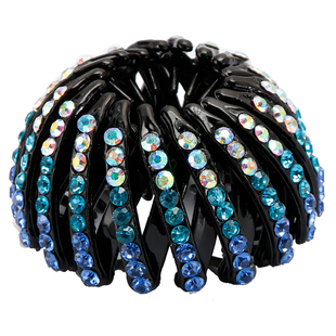 鸟巢盘发器新款大号发夹女扎丸子头盘发神器抓夹女士发饰发圈头花