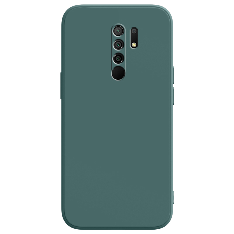 适用红米9手机壳小米redmi9防摔全包M2004J19C闹特redim女男redme保护套redmⅰ液态硅胶red9的redm九外壳老人