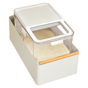 米箱拉篮抽拉式厨房米桶防虫防潮密封家用米粮收纳盒抽屉式置物架