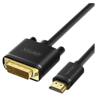 优越者UNITEK HDMI转DVI数字高清双向转换连接线转换头显示器PS4
