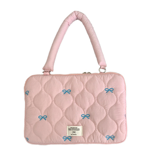 适用苹果笔记本电脑包14寸手提单肩女高颜值通勤百搭2025新款macbookair/pro13.3联想华为16内胆包