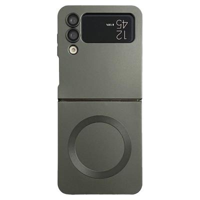 适用三星zflip4/3哑光磁吸手机壳