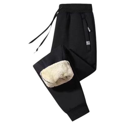 保暖裤宽松运动休闲羊羔绒加厚