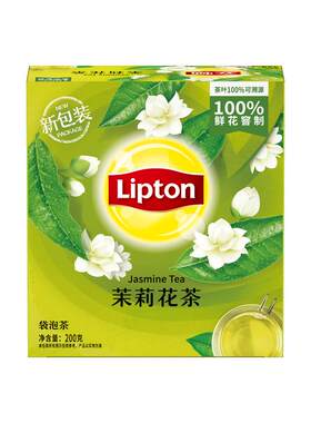 lipton立顿100包茉莉花茶