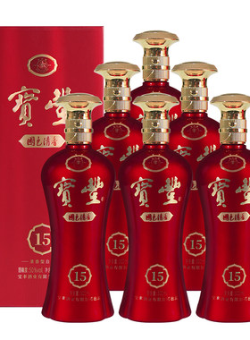 宝丰50度500ml陈坛15清香白酒
