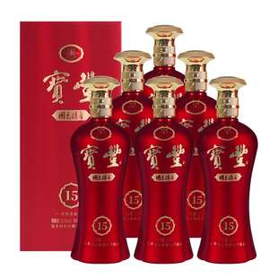 宝丰酒 50度清香型 陈坛15国色清香系列 国产白酒整箱500ml*6瓶
