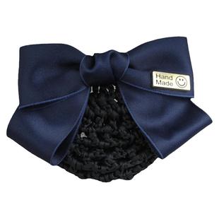 新款头花女职业护士发网空姐盘发网兜银行邮政酒店前台工作发饰品