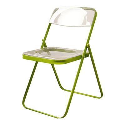 透明椅子亚克力时尚网红服装店拍照椅简约家用ins餐椅凳子折叠椅