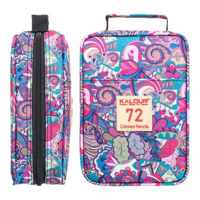 专业72色油性彩铅套装带收纳手绘填色工具水溶彩色笔美术绘画用品