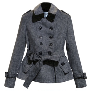 2025年新款呢子大衣秋冬毛呢外套女小个子短款气质韩版女装春秋