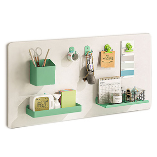 珐琅白板磁吸展示板墙贴墙面磁吸收纳厨房专用墙平替磁铁性哑光家用可擦小黑板挂墙磁力办公室照片配件置物架