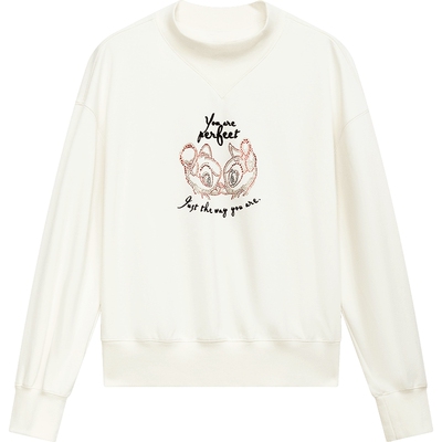 【播奥莱】播迪士尼小鹿斑比系列商场同款半高领卫衣女BDR1VD2404