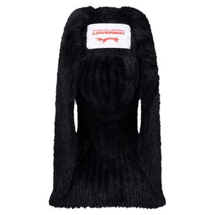 Charles Jeffrey LOVERBOY  双色针织趣味兔耳造型面罩围脖帽子