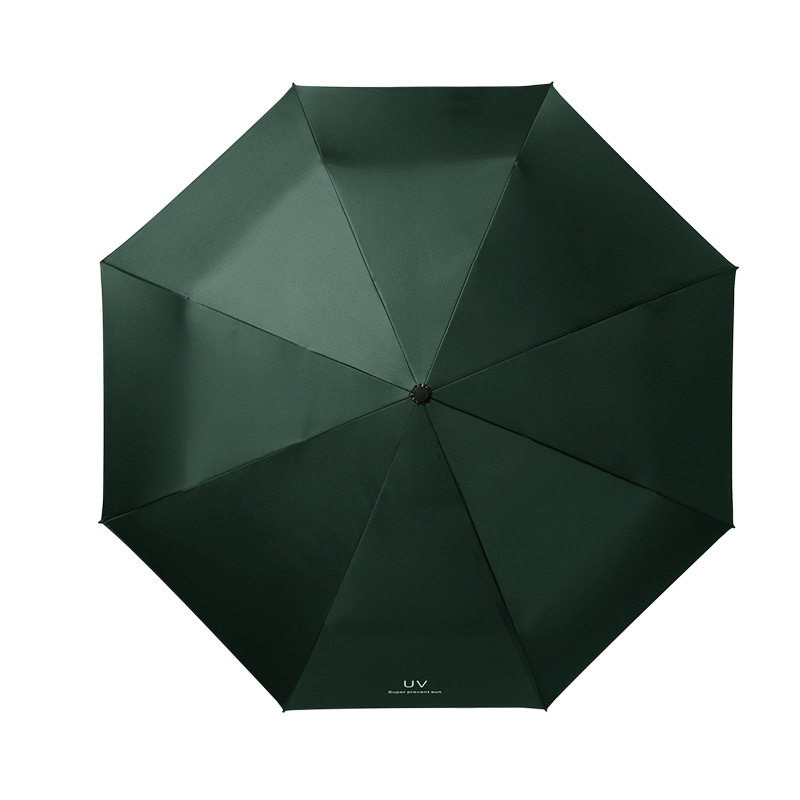 雨伞定制logo晴雨两用黑胶折叠伞自动UV防晒广告伞小礼品印字订制
