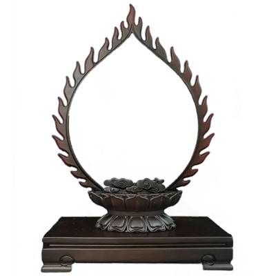 莲花创意奇石底座托架