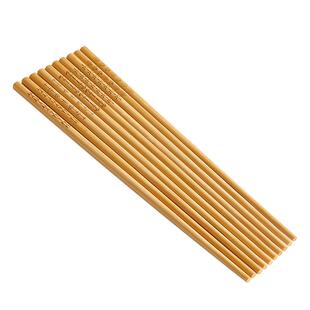 苏泊尔雕花筷子家用新款竹筷子竹质筷子无胶无漆无蜡专人用竹筷