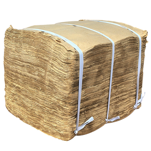 纯手工毛边纸古法精制竹浆加厚元书纸斗方半生熟毛笔字书法练习用