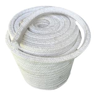 陶瓷纤维密封条耐高温硅酸铝盘根窑炉门耐火填料烤箱含钢丝石棉绳