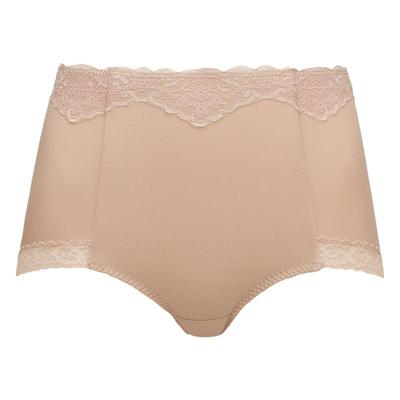 抗菌舒适蕾丝高腰三角内裤
