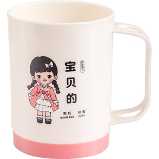 儿童牙杯亲子家用套装漱口杯一家三口四口洗漱牙具刷牙缸牙刷杯子