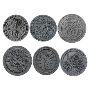 圆形砖雕影壁照壁墙仿古建筑浮雕中式庭院室内室外福围墙促销装饰