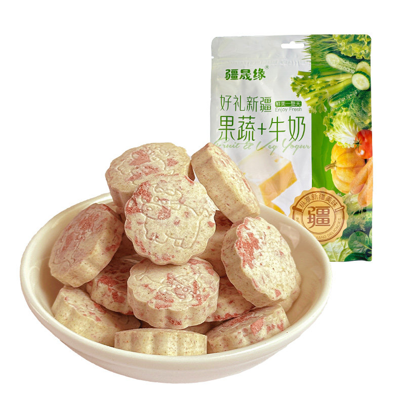 新疆特产果蔬牛奶脆片