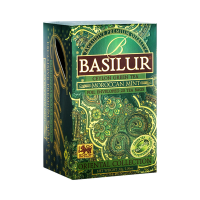 宝锡兰BASILUR摩洛哥薄荷绿茶包