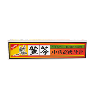 黄芩牙膏国货家庭装牙龈清新口气杭州留兰香110g/200g