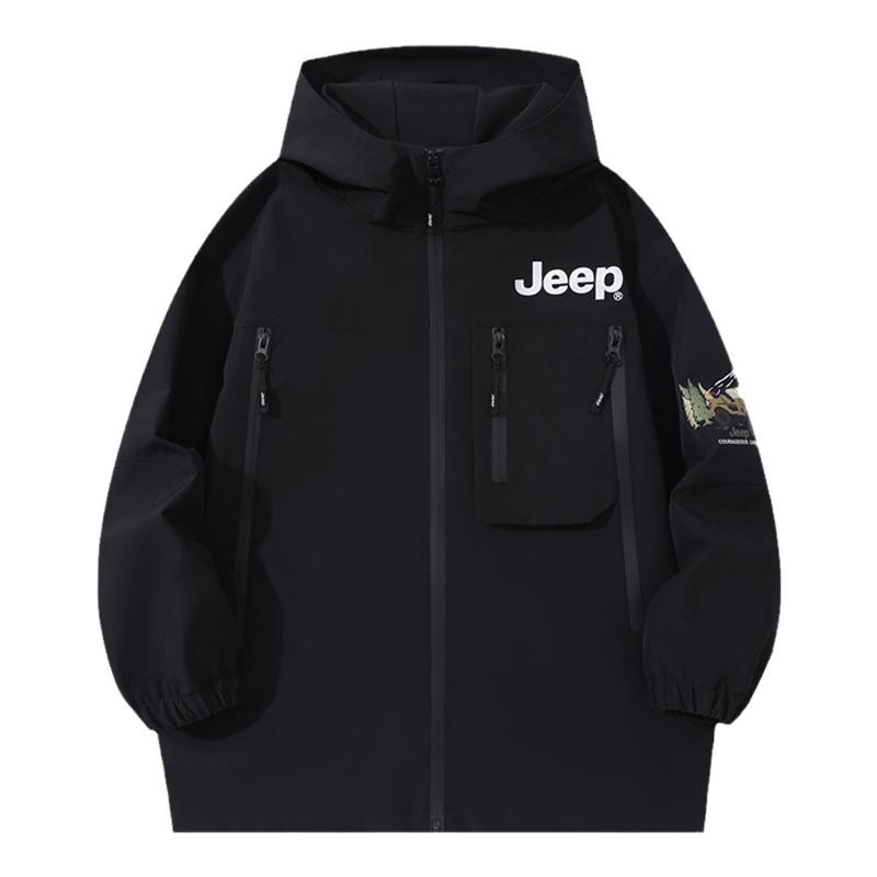 Jeep吉普童装男童三合一外套
