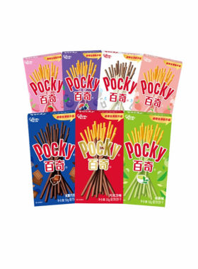 格力高pocky百奇夹涂层饼干棒条