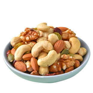每日坚果混合果干果仁罐装500g纯坚果孕妇零食健康营养早餐礼盒装