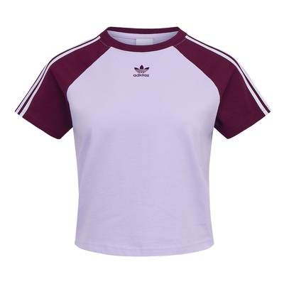 adidas阿迪达斯三叶草半袖女BABY T-SHIRT棉质运动短袖T恤KU4768