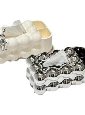 玄关放钥匙收纳摆件高端客厅入户鞋柜进门口锁匙轻奢暴力熊工艺品