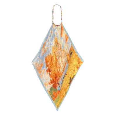 ANTIMOON五色石辣妹丝巾上衣