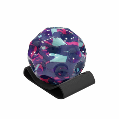 手腕弹力球月球石带绳发光甩甩球回弹儿童腕带回力球男孩球类玩具