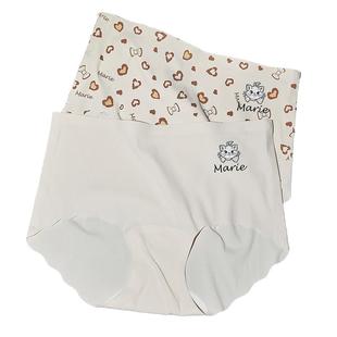 Gukoo/果壳内裤女春夏玛丽猫联名新款无痕简约女士两条装内裤组合