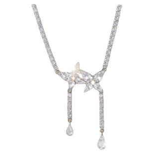 abyb charming西西里花园蝴蝶项链轻奢小众原创设计高级感锁骨链