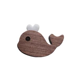 抹香鲸扩香木质车载香薰香氛扩香器出风口装饰精油汽车摆件黑胡桃