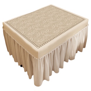 法式风床头柜盖布遮丑罩套全包保护垫家用桌布防滑轻奢高级感新款