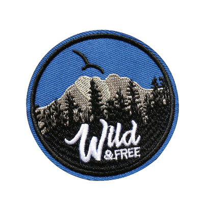 时尚圆形徽章布贴衣服羽绒洞潮牌